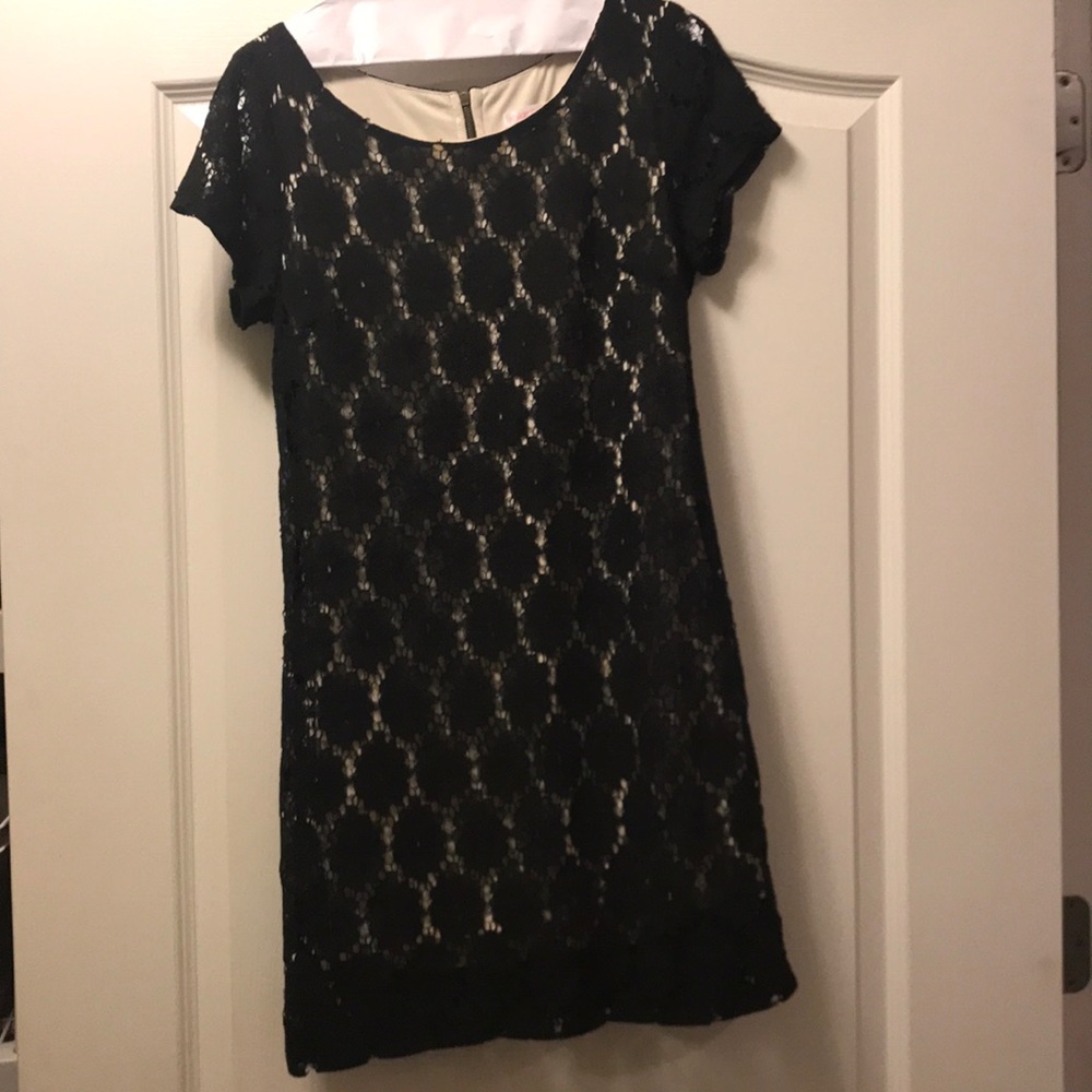 Black short dress